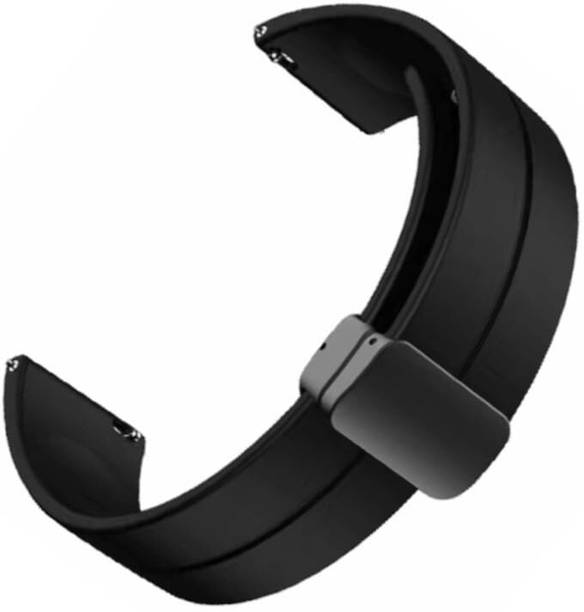 RUPELIK 22mm Silicone magnetic Strap Compatible With All 22mm Watches Strap(Check Image) Smart Watch Strap
