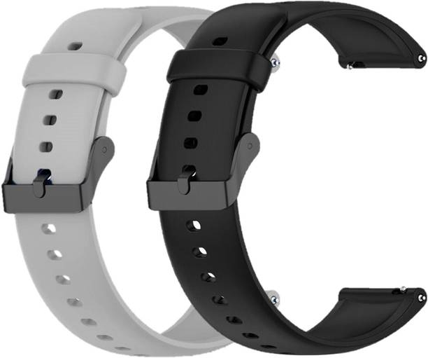 TECHWIND 22MM Classic Watch Strap Buckle Lock CHECK MODEL LIST Combo Pack of 2 Watch Belt Smart Watch Strap