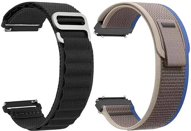 KHR 22MM Combo Smart Watch Strap Compatible for Noise ColorFit Pro 3/4/max,NoiseFit Endure,NAV, Evolve,Samsung Galaxy Watch 3 45mm, Huawei/GT 3/GT 2 46mm,Amazfit GTR 3 Pro Smart Watch Strap