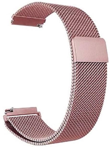 Big Wings Premium Stainless Steel Smart watch straps for NOISE ICON BUZZ, AMAZFIT GTS 3 Smart Watch Strap