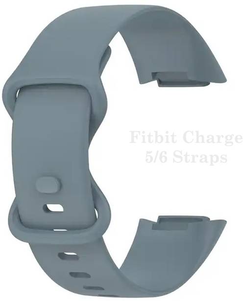 CellFAther Silicone Replacement Band Strap for Fitbit Charge 5/6 Models Large Size Smart Watch Strap