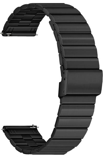 ACM Watch Strap Adjustable Steel for Mevofit Race Dive Smartwatch Belt Black Smart Watch Strap