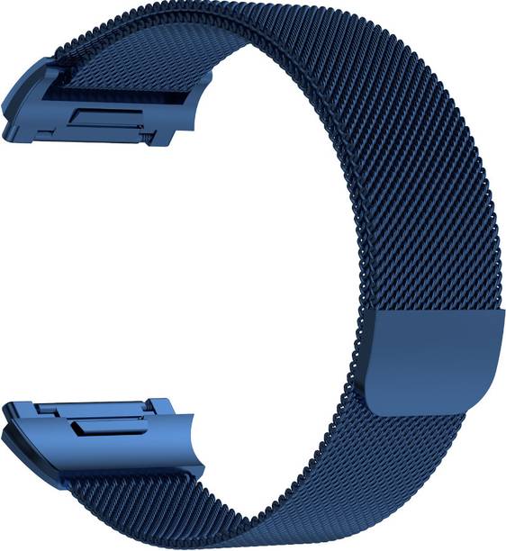 ModishOmbre Adjustable Magnetic Metal Loop Chain Band Bracelet Watch Strap Compatible with iWatch - Fire-Boltt - Galaxy Watch - Fitbit - Pixel - Fossil - Noise - Redmi Specially Design for Women with Lug Smart Watch Strap