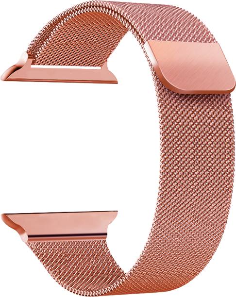 ACM Sliding Watch Strap Magnetic for Flix Beetel S12 Pro Talkon Smartwatch Rose Gold Smart Watch Strap