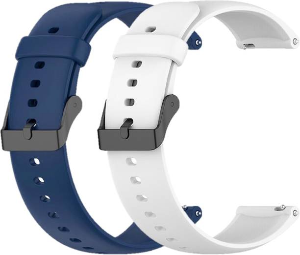 TECHWIND 22MM Classic Silicon Watch Strap (CHECK MODEL LIST) Combo Pack of 2 Watch Belt Smart Watch Strap