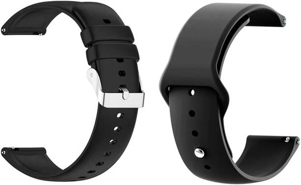 AOnes Pack of 2 Watch Strap Silicone Classic Sports Belt for Amazfit Bip U Pro & Amazfit Bip U Pro Nyse Smart Watch Strap