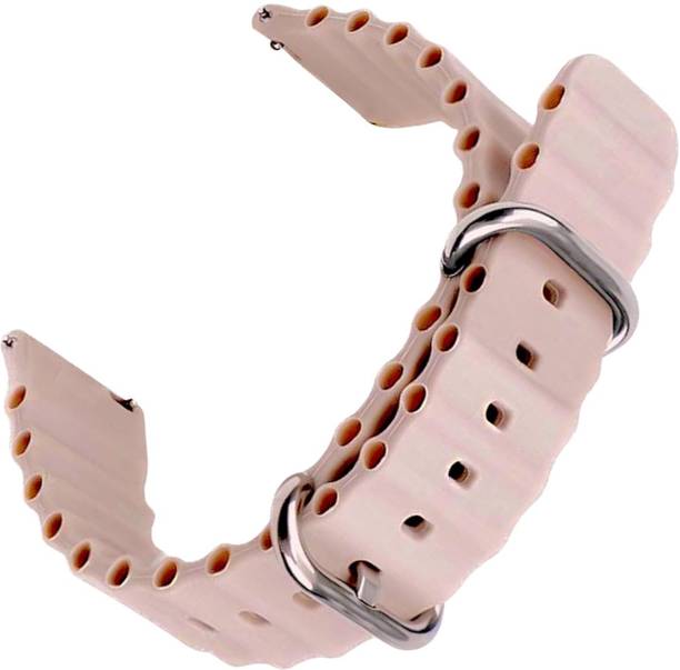 guoi 2 cm Classic Silicone WatchBelt for 22MM Watches (CHECK MODEL LIST) Smart Watch Belt Smart Watch Strap