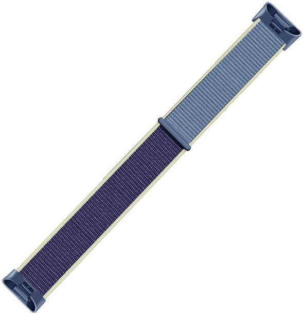 CellFAther Nylon Watch Band Straps Charge 4/ Charge 3 & SE (Alaskan blue) Smart Band Strap