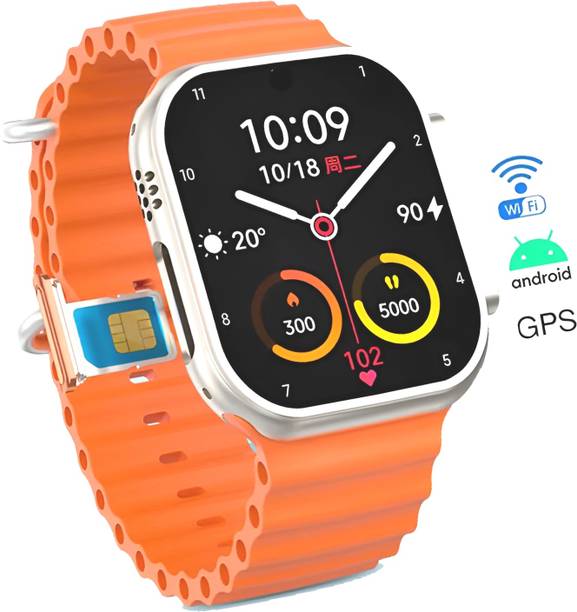 SOFTLINE GPS/UPI/Dual Camera/5G SIM/Wi-Fi/Fitness/Android OS/Play Store - Unlimited Apps Smartwatch