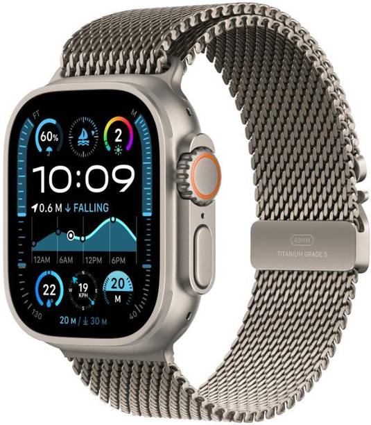 Apple Watch Ultra 2 GPS + Cellular 49mm Natural Titanium with Milanese Loop