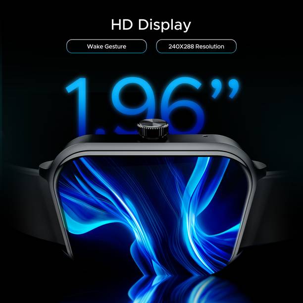 boAt Storm Call 3 Plus w/ Turn by Turn Navigation, QR Tray, 4.97cm(1.96”) HD Display Smartwatch