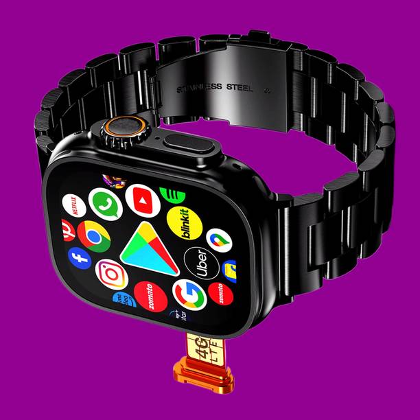 SAIRAM COMPUTER Android 4G Smart Watch Support Wi-Fi/Facebook/GPS/WhatsApp/YouTube/Bluetooth Smartwatch