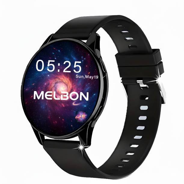 Melbon Active 2 Premium Smartwatch with BT Calling, TWS Connect, Fitness Monitoring Smartwatch