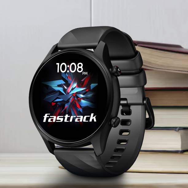 Fastrack Optimus with 1.43'' AMOLED Display with AOD(466x466)|BT Calling|Calculator|IP68 Smartwatch
