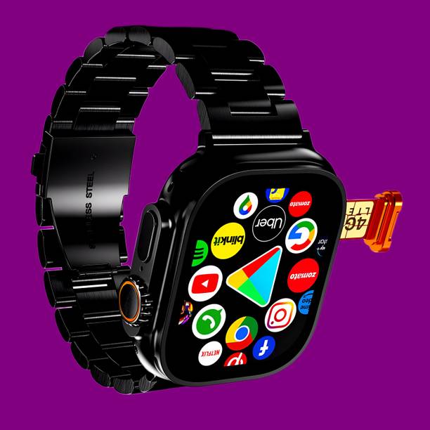 SAIRAM COMPUTER 4G LTE Android Smart Watch Support WhatsApp/GPS/Facebook/Wi-Fi/Bluetooth/YouTube Smartwatch