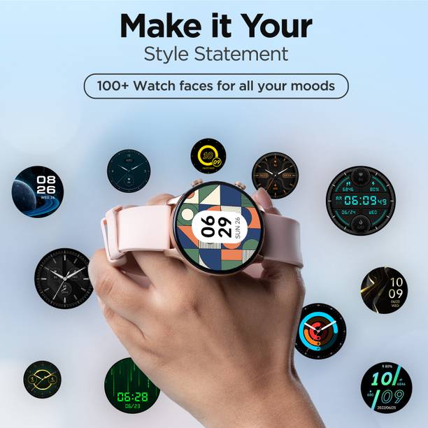boAt Lunar Connect Plus w/ 3.63 cm(1.43′)’ AMOLED Display, BT Calling & Sports Modes Smartwatch
