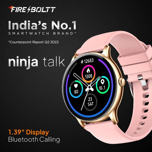 Fire-Boltt Ninja Talk 1.39” Round Bluetooth Calling Metal Body,120 Sports Modes Smartwatch