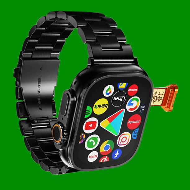 SAIRAM COMPUTER Android 4G Smart Watch Support Bluetooth/YouTube/Wi-Fi/Facebook/GPS/WhatsApp Smartwatch