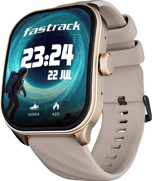 Fastrack Revoltt FS1 Pro|World's First,1.96" Super AMOLED|Highest Resolution|BT Calling Smartwatch
