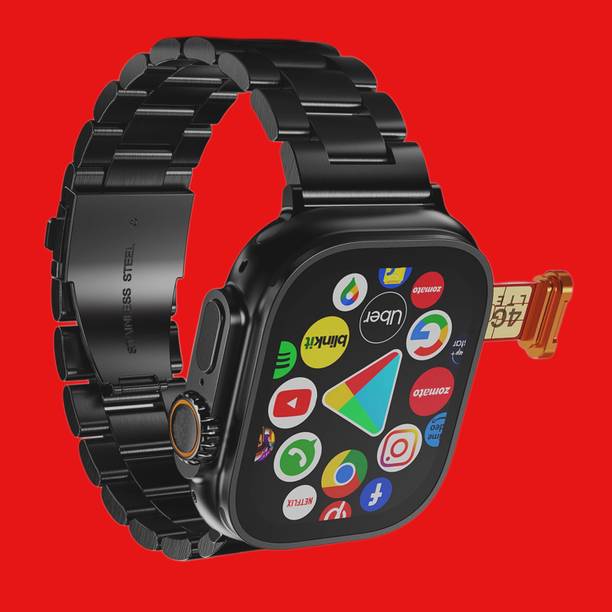 SAIRAM COMPUTER 4G LTE Android Smart Watch Support Facebook/Wi-Fi/GPS/WhatsApp/YouTube/Bluetooth Smartwatch