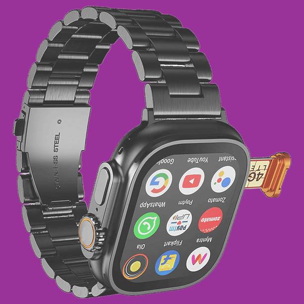 Safal Kisan 4G LTE Android Smart Watch Support YouTube/Bluetooth/Wi-Fi/Facebook/GPS/WhatsApp Smartwatch
