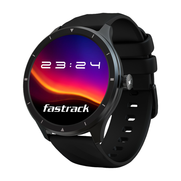Fastrack Revoltt FR2-1.38''|Advanced Blazing Fast UI|Working Crown|AIVoice Assistant|IP68 Smartwatch