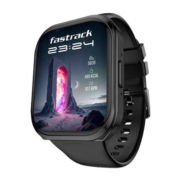 Fastrack Revoltt FS1+|2.01'' Biggest UltraVU Display|Industry Best 950 Nits|BT Calling Smartwatch