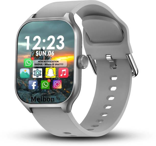 Melbon H9 BT Calling, Fitness tracking Multiple Watch ,Sleep Monitor,Heart & SpO2 Smartwatch