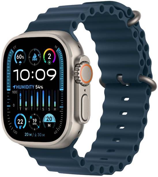 Apple Watch Ultra 2 GPS + Cellular 49mm Titanium Case with Blue O