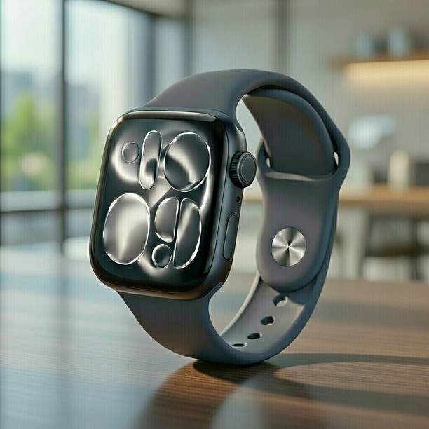 WEKTU Watch Series 11 46 mm Jet Black Aluminium Case with Black Sport Band(apple)/036 Smartwatch