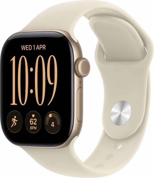 Apple Watch Series 12 GPS+Cellular 42mm Aluminium Case with Sand Sport Band - S/M
