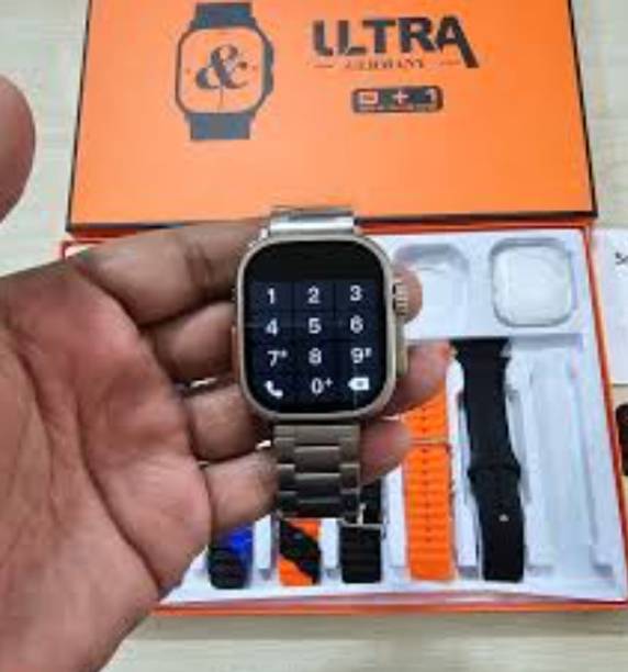 TECHMAZE Ultra Y80 Bluetooth Connectivity Smart Watch with 7 Multicolored Straps 7in1 Smartwatch