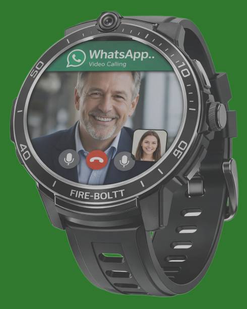 Safal Kisan 5G SIM Smart Watch UPI WhatsApp Facebook Video Call 2MP Camera Smartwatch