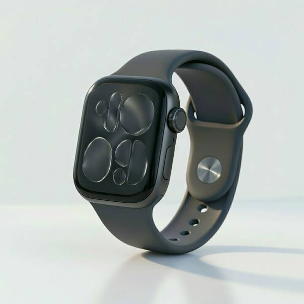 WEKTU Watch Series 11 46 mm Jet Black Aluminium Case with Black Sport Band(apple)/046 Smartwatch