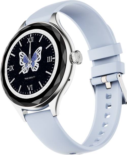Fire-Boltt Hurricane Aura 1.26HD Display Diamond Cut Rotating Crown Wireless Charging Women Smartwatch