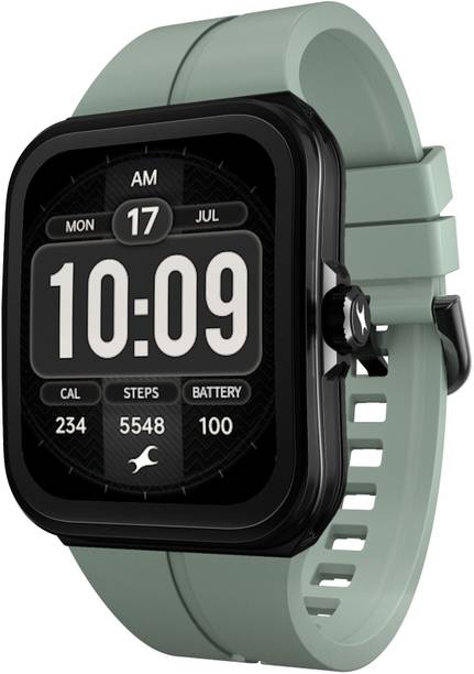 Fastrack VOX Neo, 1.91inchCurved TFT Display, Offline Voice Commands, BT Calling Smartwatch
