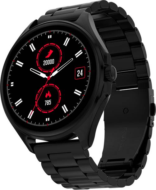Fire-Boltt Luxury Stainless Steel , 36.3mm (1.43) Super AMOLED, BT Calling Smartwatch