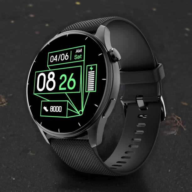 Noise Crew 1.38" Round Display with Bluetooth Calling, Metallic finish, IP68 Rating Smartwatch
