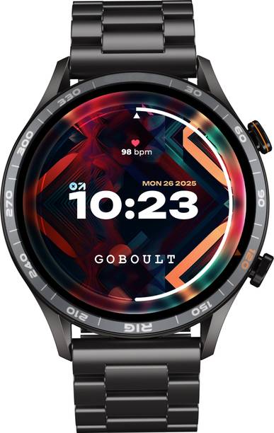GOBOULT Crown R Pro 1.43''HD AMOLED Display, BT Calling, Zinc Alloy Frame Smartwatch