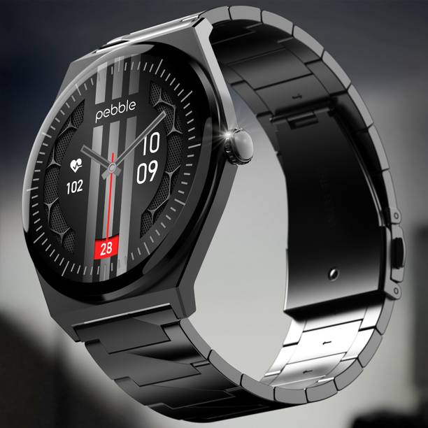 Pebble Royale Steel Luxury Edition, Ultra Slim, 1.43 inch Amoled, AOD, Stainless Steel Smartwatch
