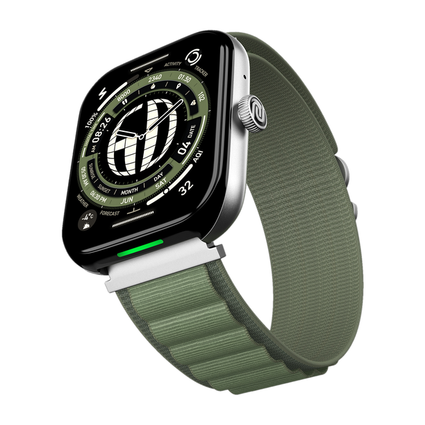 Noise Ultra 3 Luminary 1st Ever Personalised Alert, 1.96" AMOLED Display,Metallic Dial Smartwatch