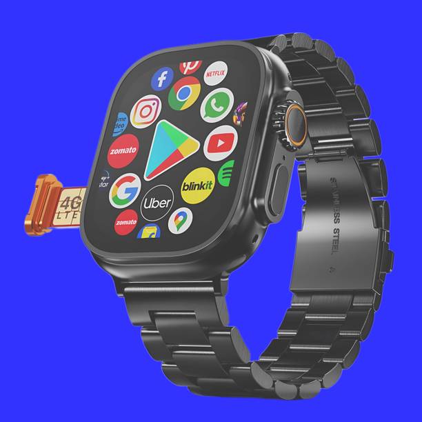 Hayyo Android 5G/4G Smart Watch Support Facebook/Wi-Fi/GPS/WhatsApp/YouTube/Bluetooth Smartwatch