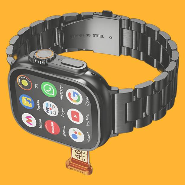 Hayyo 4G Android Smart Watch Support Facebook/GPS/WhatsApp/YouTube/Bluetooth/Wi-Fi Smartwatch