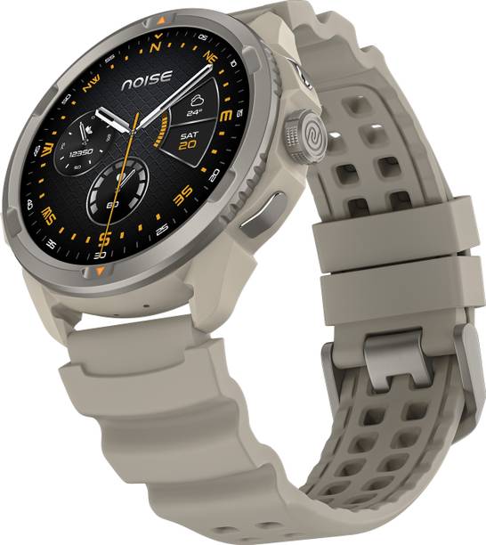 Noise Endeavour Pro Outdoor Rugged, Titanium Alloy Bezel, Dual-Band GPS, Flashlight Smartwatch