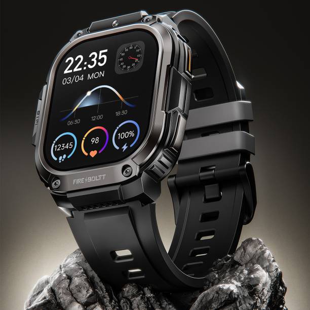 Fire-Boltt Clikk 54.1mm (2.12 inch) AMOLED Display, Front Camera, Nano SIM Slot, 1000mAh Smartwatch