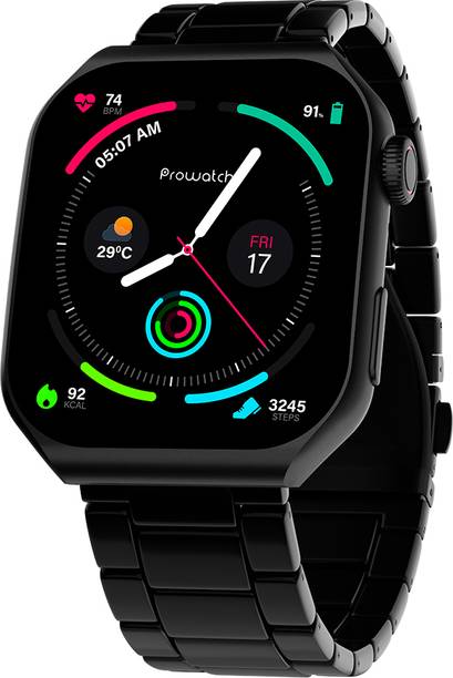 Prowatch V1,1.85" AMOLED Display, 2.5D GPU Engine, AOD,Assisted GPS, Gorilla Glass3,IP68 Smartwatch