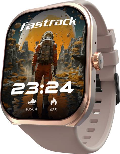 Fastrack Revoltt FS2+|2.01'' Display|Functional Crown|BT Calling|AI Voice Assistance|IP68 Smartwatch