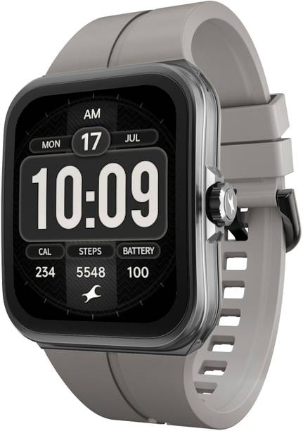 Fastrack VOX Neo, 1.91inchCurved TFT Display, Offline Voice Commands, BT Calling Smartwatch