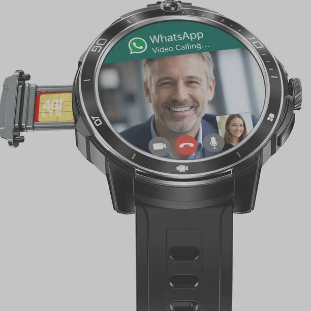 Safal Kisan 5G 4G LTE SIM Smart Watch 2MP Camera UPI WhatsApp YouTube UPI Payments Support Smartwatch