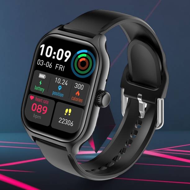 Nervfit Absolute 2.1" Large HD Display, Feature Rich Health Tracking Smartwatch